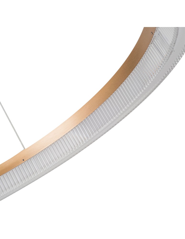 Pendant lamps circles - Light Prestige Midway Cristal large triangle pendant lamp 1xLED LP-033/1P L GD Cristal Triangle. - product kolory-swiatla.pl 10