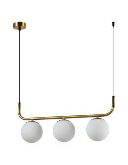 Light Prestige Alisa 3xE14 gold/white pendant lamp LP-005/3L GD