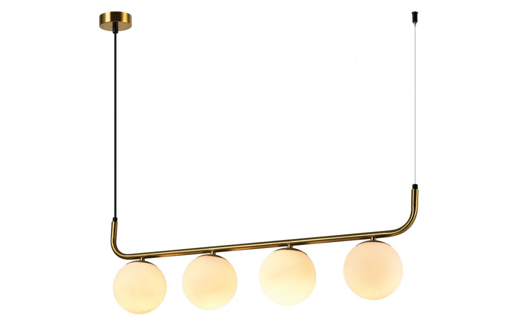 Light Prestige Lampa wisząca Alisa 4xE14 złota/biała LP-005/4L GD