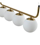 Pendant lamps spheres - Light Prestige Alisa 4xE14 gold/white pendant lamp LP-005/4L GD - product 6