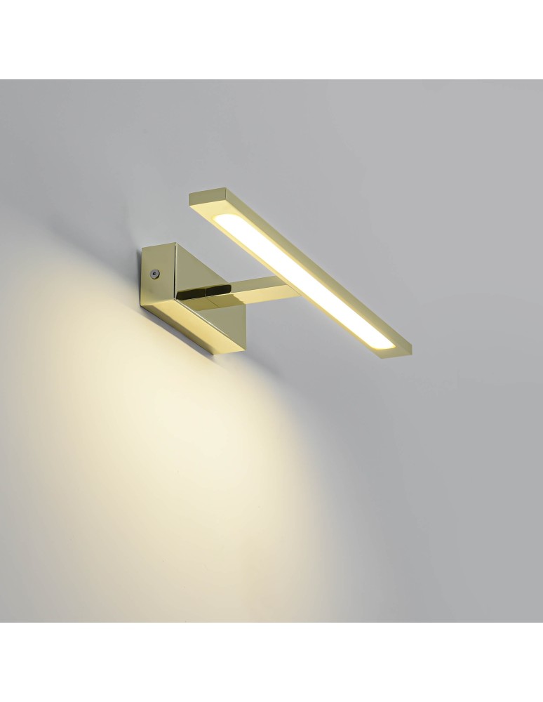 Bathroom wall lamps - Light Prestige Wall lamp Isla medium CCT 1xLED gold IP44 GS-LWB-12W GOLD CCT - product kolory-swiatla.pl 9