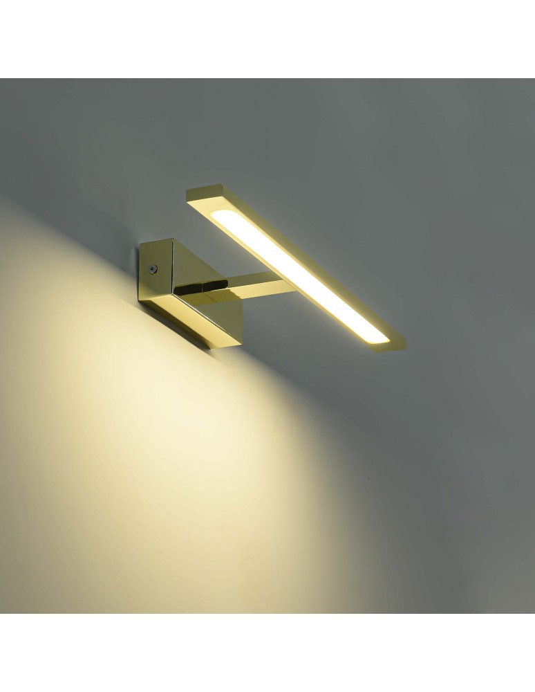 Bathroom wall lamps - Light Prestige Wall lamp Isla medium CCT 1xLED gold IP44 GS-LWB-12W GOLD CCT - product kolory-swiatla.pl 10