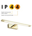 Bathroom wall lamps - Light Prestige Wall lamp Isla medium CCT 1xLED gold IP44 GS-LWB-12W GOLD CCT - product 12