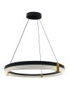 Light Prestige Plum 1 LED CCT pendant lamp large black LP-0407/1P L BK Triangle.