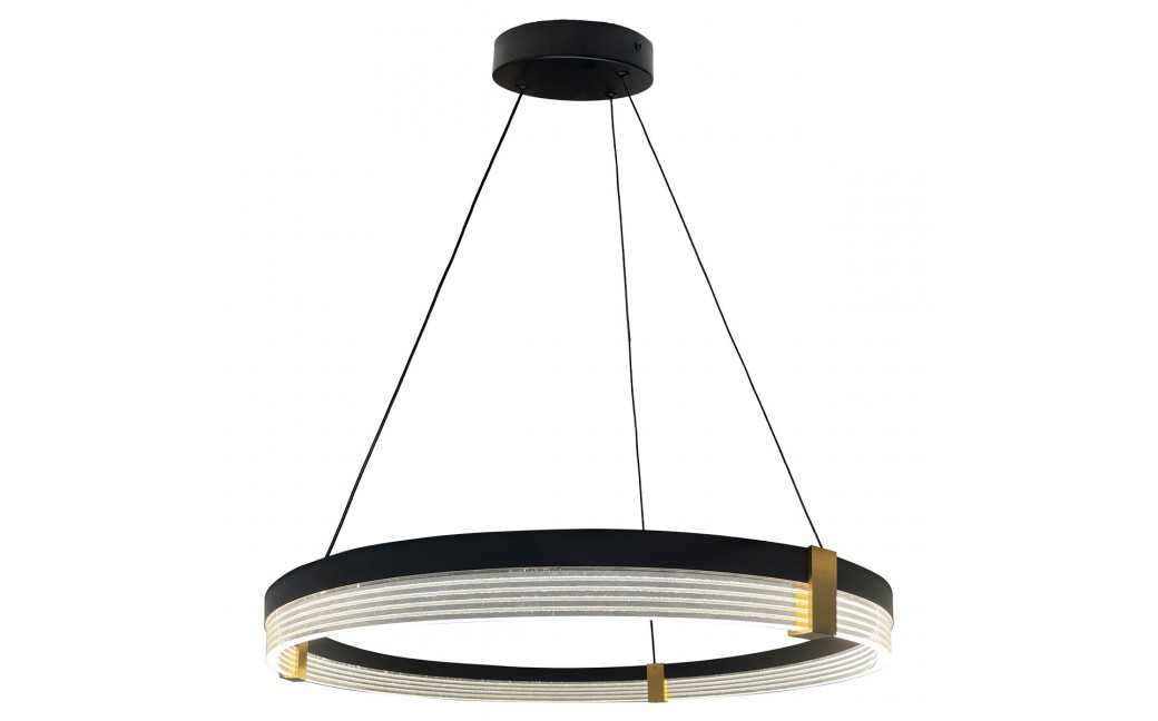 Light Prestige Lampa wisząca Plum 1 LED CCT duża czarna LP-0407/1P L BK Triangle
