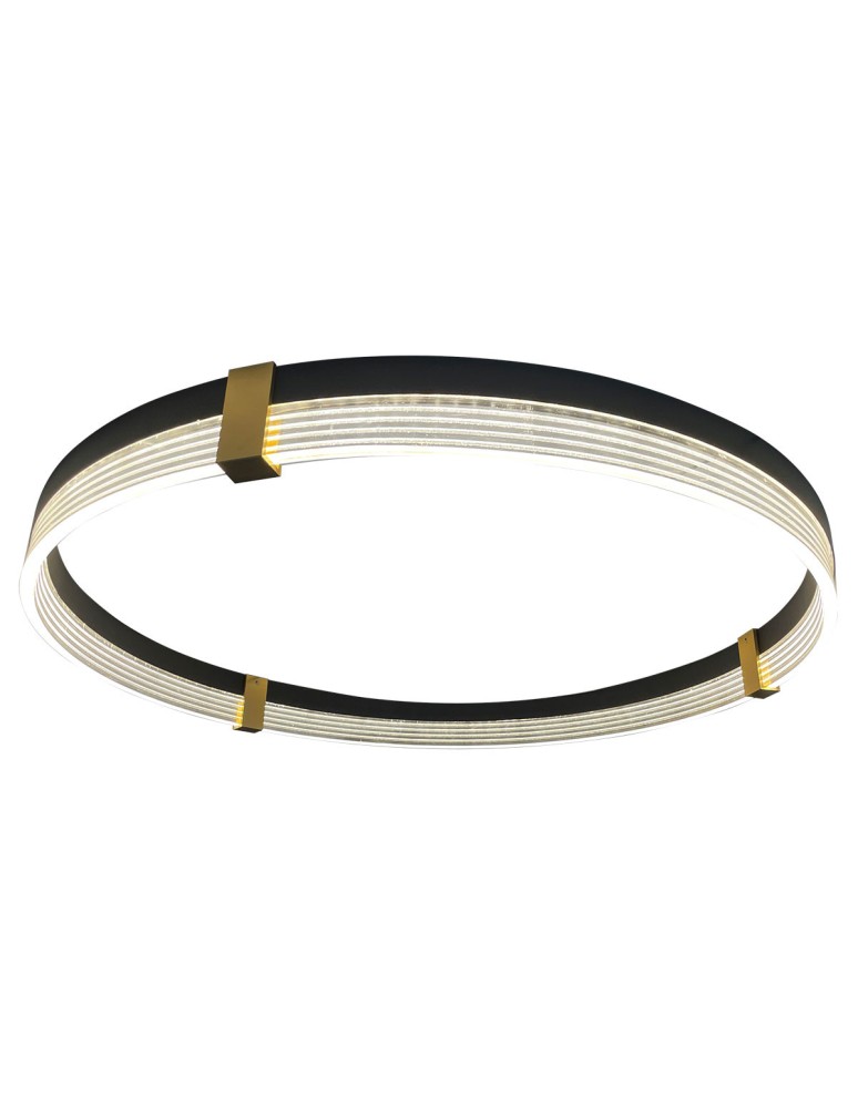 Pendant lamps circles - Light Prestige Plum 1 LED CCT pendant lamp large black LP-0407/1P L BK Triangle. - product kolory-swiatla.pl 5