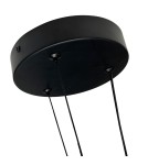 Pendant lamps circles - Light Prestige Plum 1 LED CCT pendant lamp large black LP-0407/1P L BK Triangle. - product 8