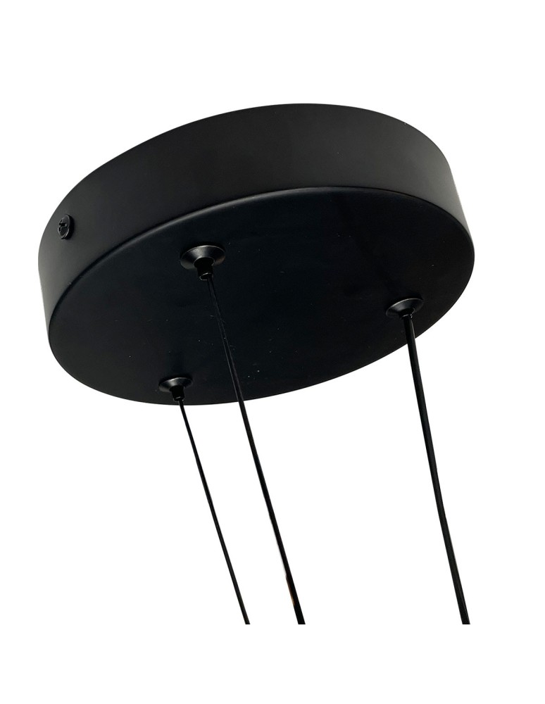 Pendant lamps circles - Light Prestige Plum 1 LED CCT pendant lamp large black LP-0407/1P L BK Triangle. - product kolory-swiatla.pl 8