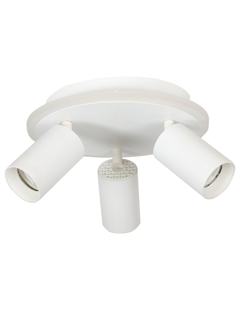 Adjustable ceiling lamps - spots - Light Prestige Plafond Parma 3xGU10 + 1xLED CCT white LP-0612/3C Round WH - product kolory-swiatla.pl 1