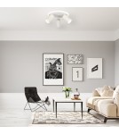 Adjustable ceiling lamps - spots - Light Prestige Plafond Parma 3xGU10 + 1xLED CCT white LP-0612/3C Round WH - product 3