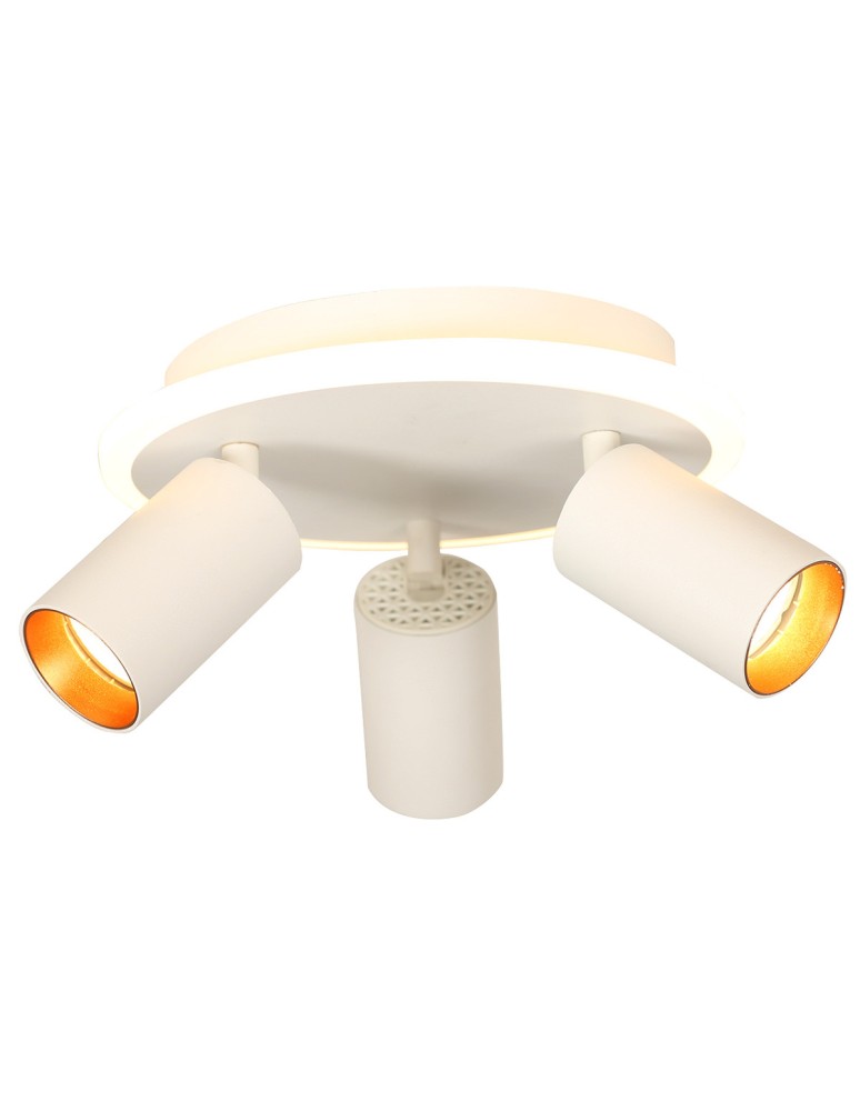 Adjustable ceiling lamps - spots - Light Prestige Plafond Parma 3xGU10 + 1xLED CCT white LP-0612/3C Round WH - product kolory-swiatla.pl 5