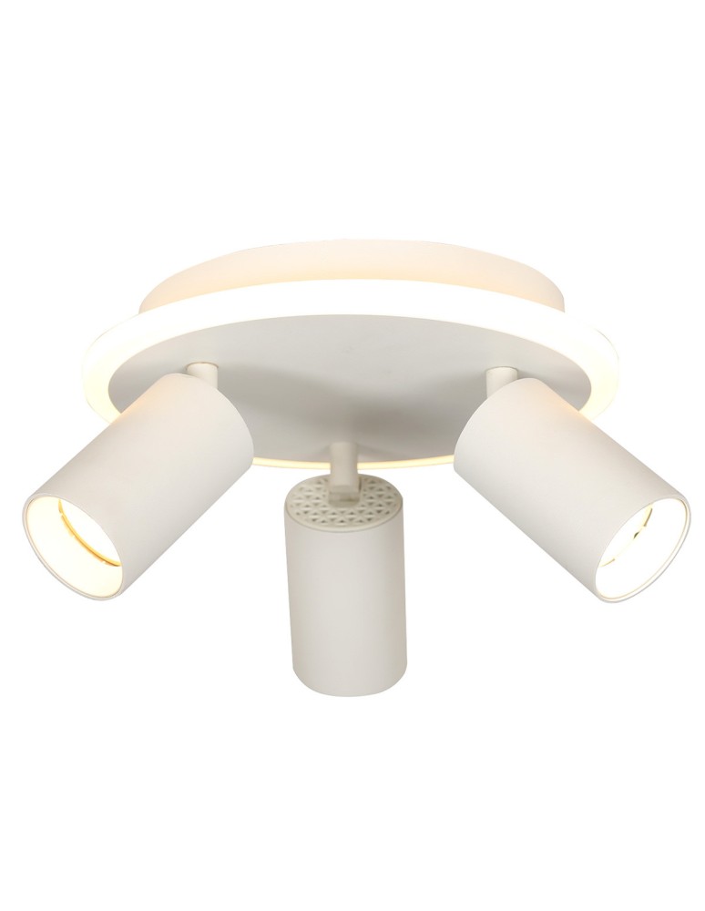 Adjustable ceiling lamps - spots - Light Prestige Plafond Parma 3xGU10 + 1xLED CCT white LP-0612/3C Round WH - product kolory-swiatla.pl 6