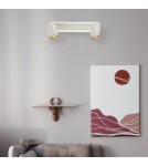 Adjustable ceiling lamps - spots - Light Prestige Spot Parma 2 2xGU10 + 1xLED CCT white LP-0612/2WS WH - product 3