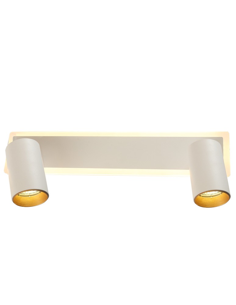 Adjustable ceiling lamps - spots - Light Prestige Spot Parma 2 2xGU10 + 1xLED CCT white LP-0612/2WS WH - product kolory-swiatla.pl 6