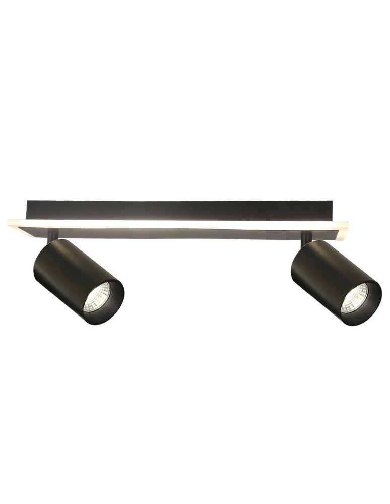 Adjustable ceiling lamps - spots - Light Prestige Spot Parma 2 2xGU10 + 1xLED CCT black LP-0612/2WS BK - product kolory-swiatla.pl 4
