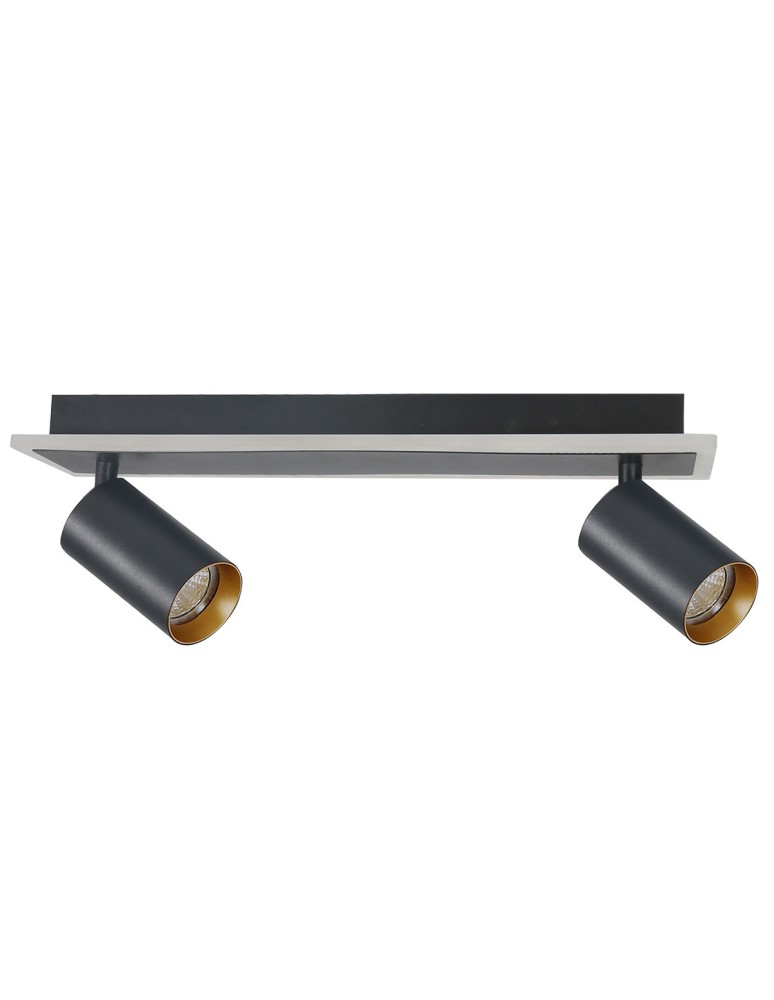 Adjustable ceiling lamps - spots - Light Prestige Spot Parma 2 2xGU10 + 1xLED CCT black LP-0612/2WS BK - product kolory-swiatla.pl 5