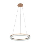 Pendant lamps circles - Light Prestige Midway Cristal small triangle pendant lamp 1xLED LP-033/1P S GD Cristal Triangle. - product 1