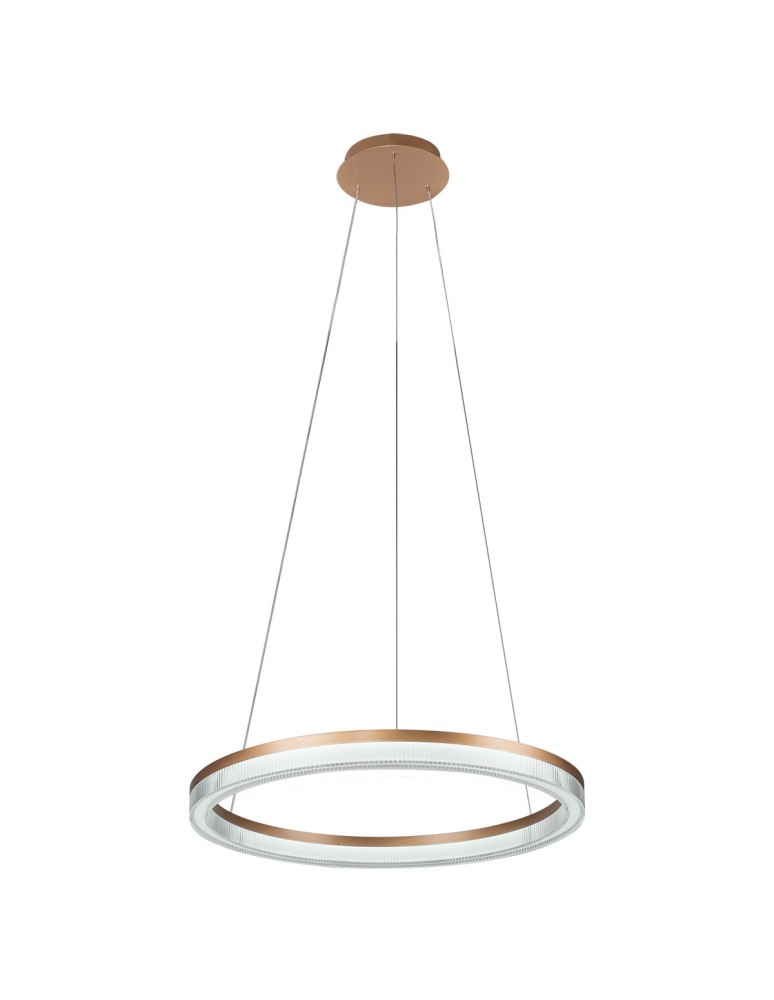 Pendant lamps circles - Light Prestige Midway Cristal small triangle pendant lamp 1xLED LP-033/1P S GD Cristal Triangle. - product kolory-swiatla.pl 1