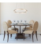 Pendant lamps circles - Light Prestige Midway Cristal small triangle pendant lamp 1xLED LP-033/1P S GD Cristal Triangle. - product 4