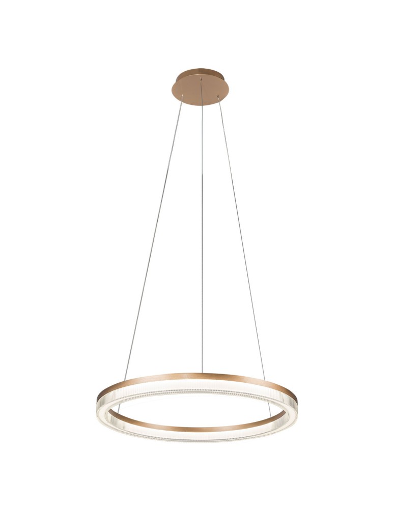 Pendant lamps circles - Light Prestige Midway Cristal small triangle pendant lamp 1xLED LP-033/1P S GD Cristal Triangle. - product kolory-swiatla.pl 8