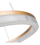 Pendant lamps circles - Light Prestige Midway Cristal small triangle pendant lamp 1xLED LP-033/1P S GD Cristal Triangle. - product 9