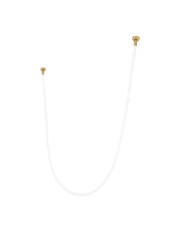 Light Prestige Rope Light 2M 1xLED white/gold pendant lamp LP-642/2M