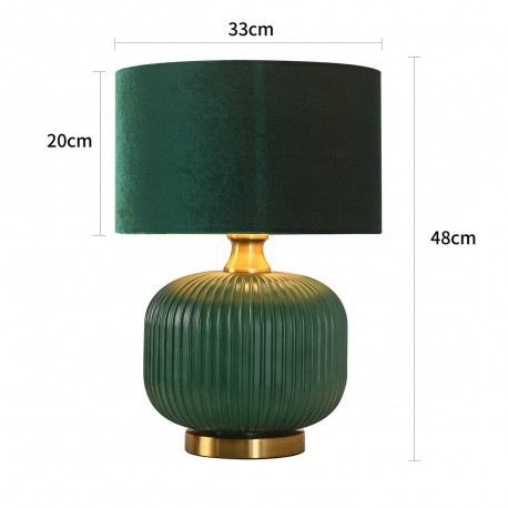 Light Prestige Lampa biurkowa Tamiza mała 1xE27 zielona LP-1515/1T small green