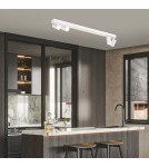 Spotlight ceiling lamps - Light Prestige Perugia ceiling lamp 4xGU10 + 1xLED white LP-0703/4C WH - product 2