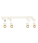 Spotlight ceiling lamps - Light Prestige Perugia ceiling lamp 4xGU10 + 1xLED white LP-0703/4C WH - product 10