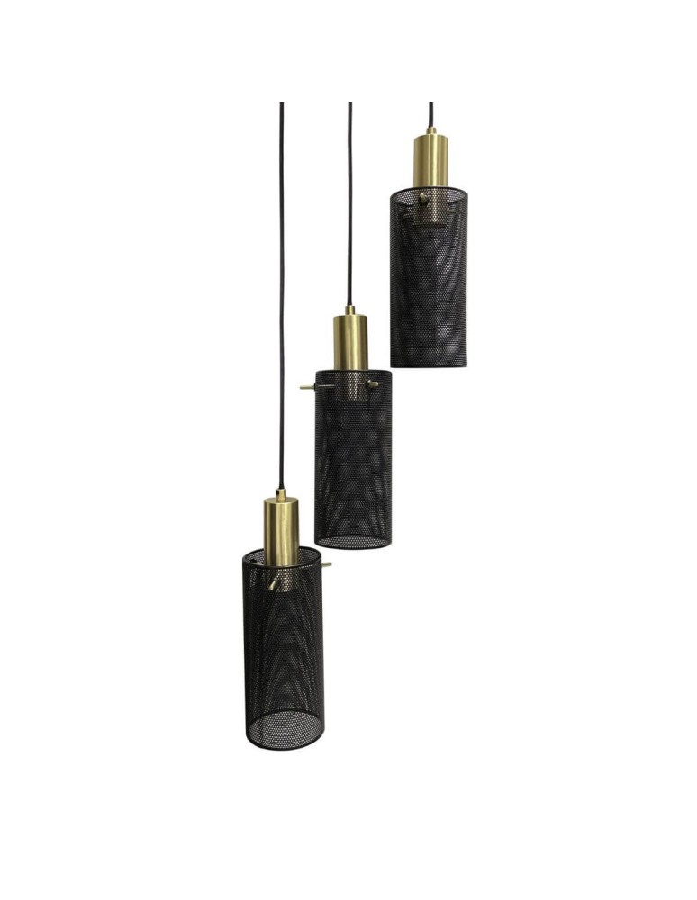 Triple pendant lamps - Light Prestige Tirana pendant lamp 3xE27 black LP-945/3P BK - product kolory-swiatla.pl 5