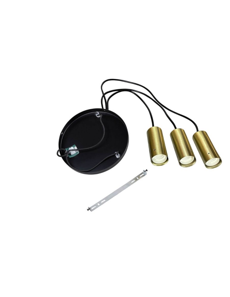 Triple pendant lamps - Light Prestige Tirana pendant lamp 3xE27 black LP-945/3P BK - product kolory-swiatla.pl 7