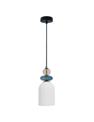 Light Prestige Tropea pendant lamp 1xE27 white, medium LP-2004/1P M WH
