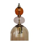 Single pendant lamps - Light Prestige Tropea pendant lamp 1xE27 amber, medium LP-2004/1P M AM - product 6
