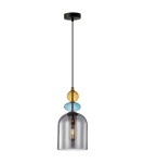 Single pendant lamps - Light Prestige Tropea 1xE27 smoke pendant lamp, medium LP-2004/1P M SM - product 1
