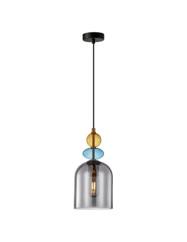 Light Prestige Tropea 1xE27 smoke pendant lamp, medium LP-2004/1P M SM