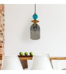 Single pendant lamps - Light Prestige Tropea 1xE27 smoke pendant lamp, medium LP-2004/1P M SM - product 3