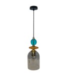 Single pendant lamps - Light Prestige Tropea 1xE27 smoke pendant lamp, medium LP-2004/1P M SM - product 4