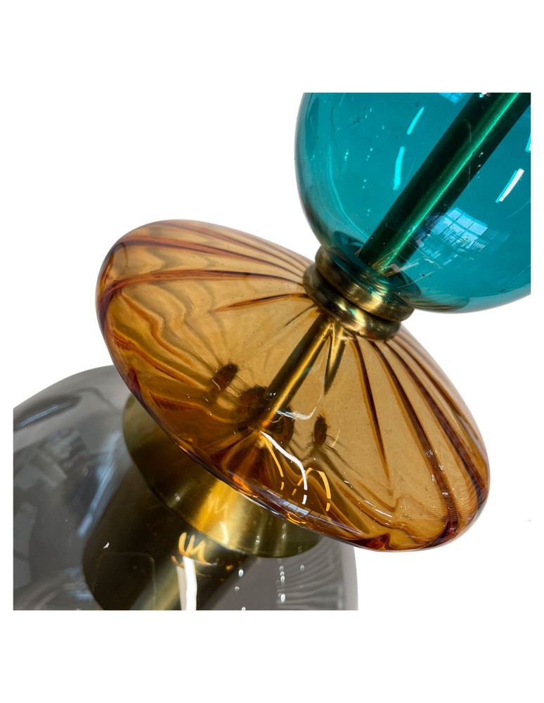 Single pendant lamps - Light Prestige Tropea 1xE27 smoke pendant lamp, medium LP-2004/1P M SM - product kolory-swiatla.pl 7