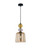 Single pendant lamps - Light Prestige Tropea pendant lamp 1xE27 amber, small LP-2004/1P S AM - product 1