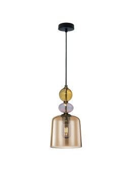 Light Prestige Tropea pendant lamp 1xE27 amber, small LP-2004/1P S AM