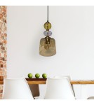 Single pendant lamps - Light Prestige Tropea pendant lamp 1xE27 amber, small LP-2004/1P S AM - product 3