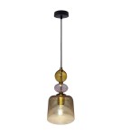 Single pendant lamps - Light Prestige Tropea pendant lamp 1xE27 amber, small LP-2004/1P S AM - product 6