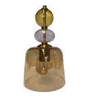 Single pendant lamps - Light Prestige Tropea pendant lamp 1xE27 amber, small LP-2004/1P S AM - product 9