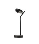 Reading table lamps - Azzardo ISEO TABLE BK Black Mat 1xLED Table lamp with switch AZ5635 - product 1