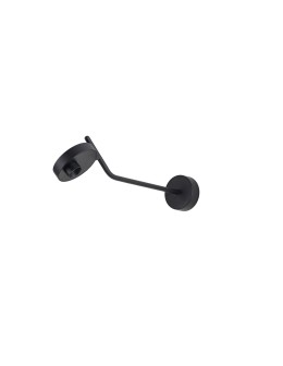 Azzardo ISEO ARM WALL BK Black Matte 1xLED Swinging Wall Mounted Arm Wall Lamp AZ5632