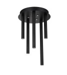 Modern ceiling lamps - Azzardo ILIOS 5 Ceiling 3-STEP DIMM BK Black Matte 8xLED 3 Brightness Modes Icicle Tubes AZ5750 - product 1