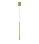 Pendant tube lamps - Azzardo ILIOS 1 Pendant GO Gold Gloss 1xLED AZ5742 - product 1