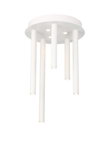 Azzardo ILIOS 5 Ceiling 3-STEP DIMM WH White 8xLED 3 Brightness Modes Icicle Tubes AZ5752