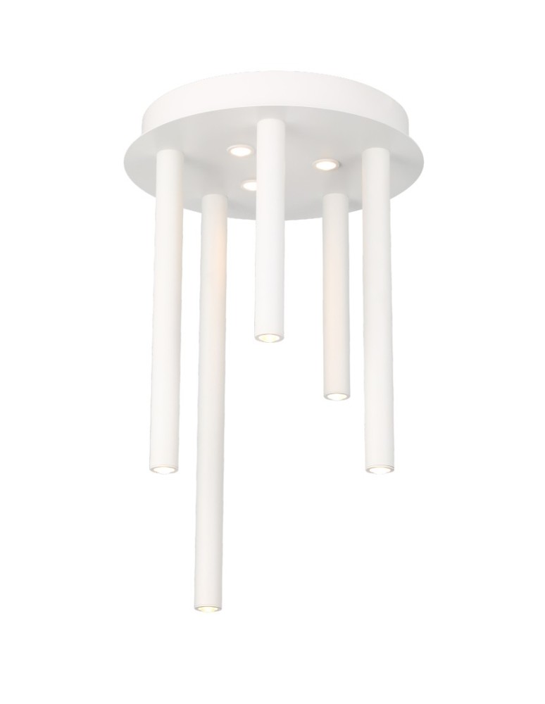 Modern ceiling lamps - Azzardo ILIOS 5 Ceiling 3-STEP DIMM WH White 8xLED 3 Brightness Modes Icicle Tubes AZ5752 - product kolory-swiatla.pl 1