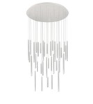 Pendant tube lamps - Azzardo ILIOS 36 Pendant 3-STEP DIMM WH White 40xLED 3 Brightness Modes Icicle Tubes AZ5749 - product 1